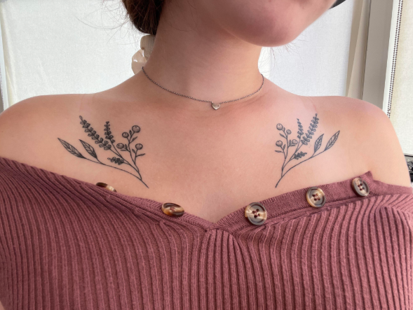 Collarbone Tattoos