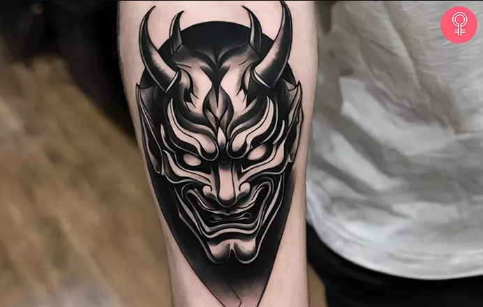 Hannya Mask Tattoo