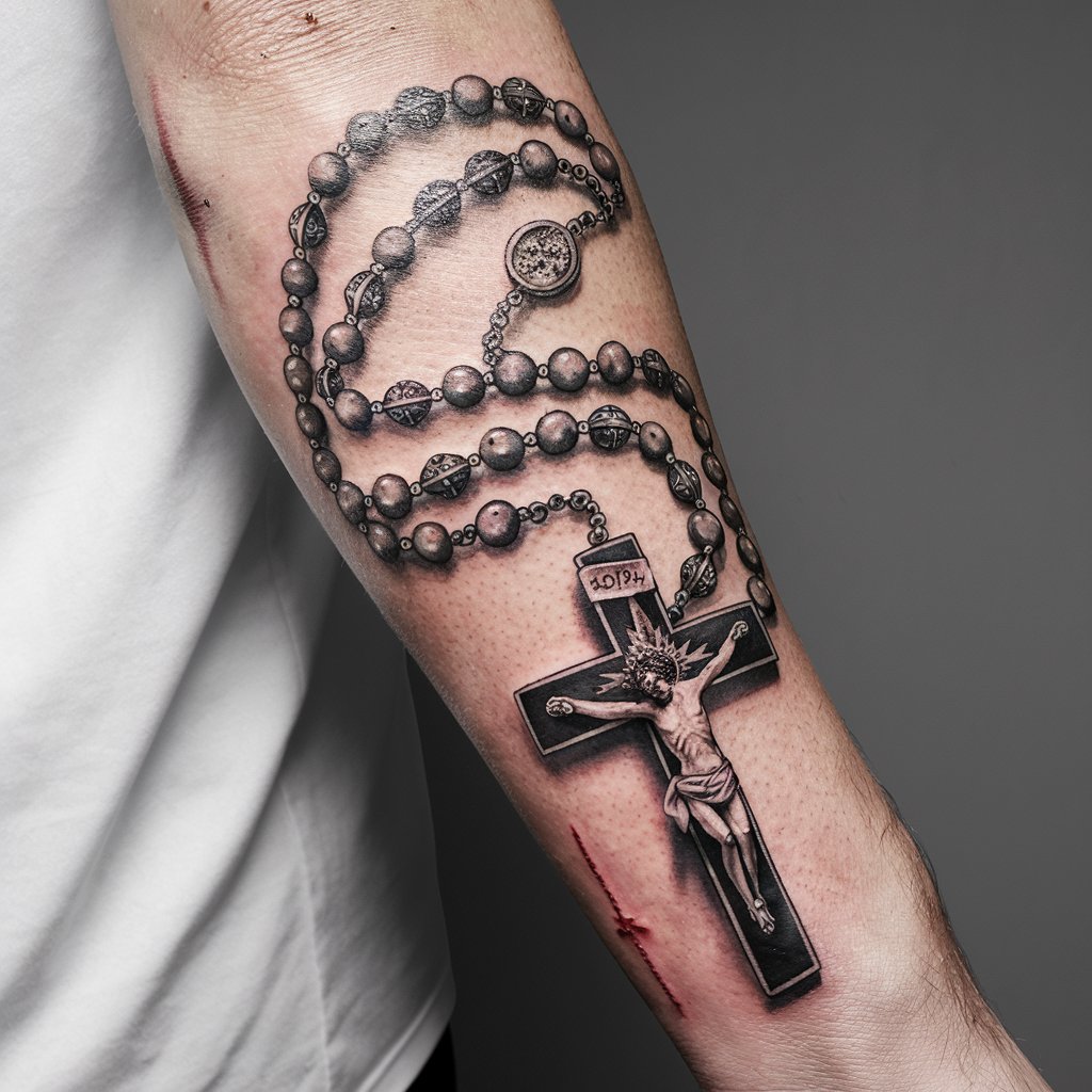 Rosary Tattoo