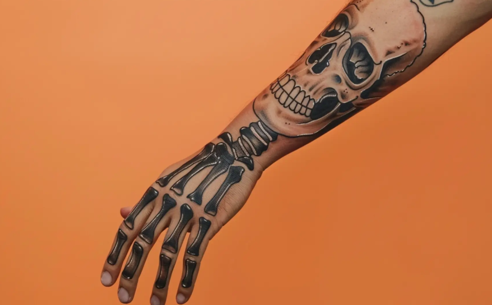 Skeleton Hand Tattoo