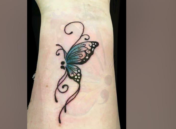 semicolon tattoo ideas